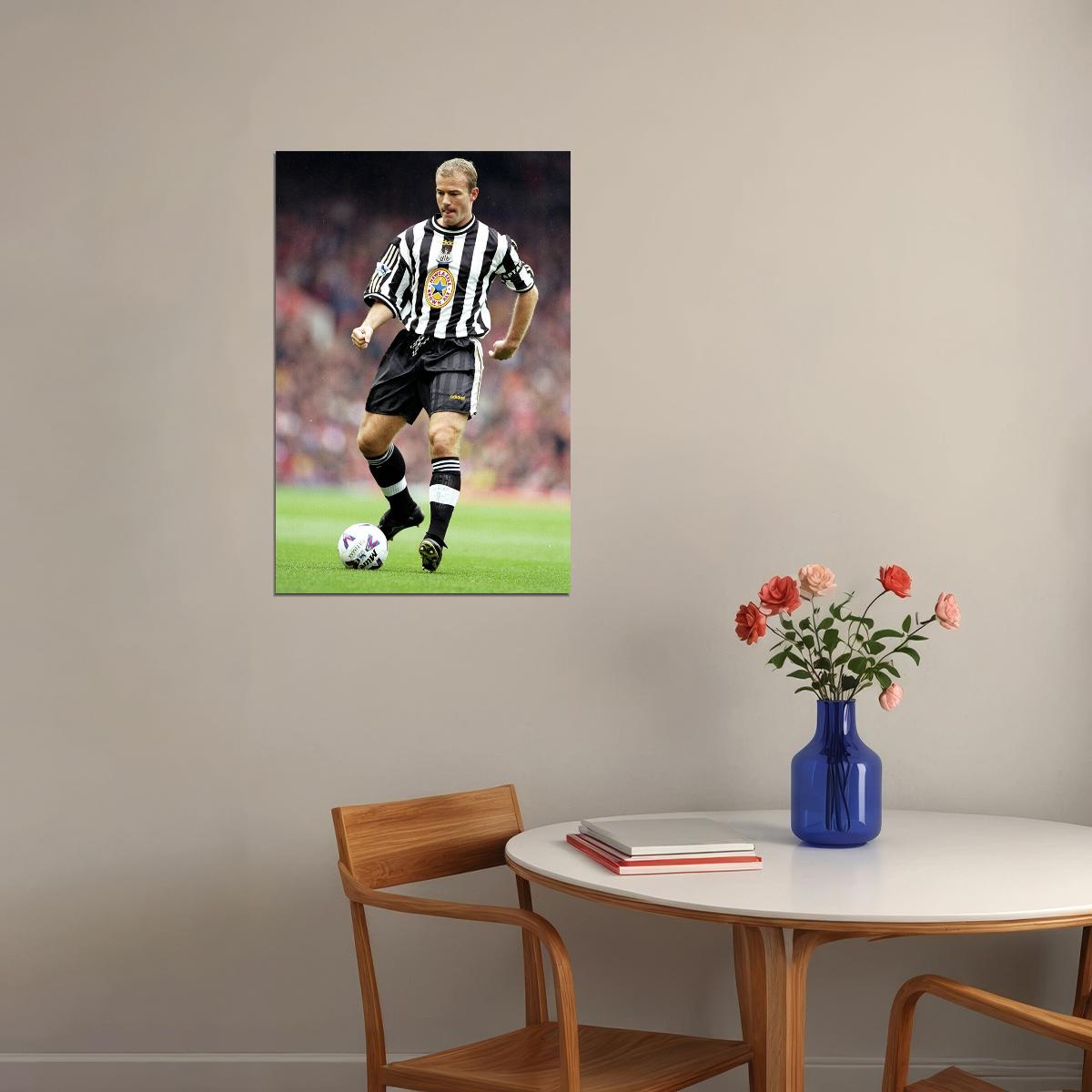Alan Shearer Former English Football Player Poster Wall Art Print Home Wall Decor - xonomax