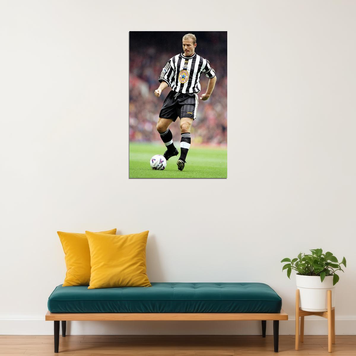 Alan Shearer Former English Football Player Poster Wall Art Print Home Wall Decor - xonomax