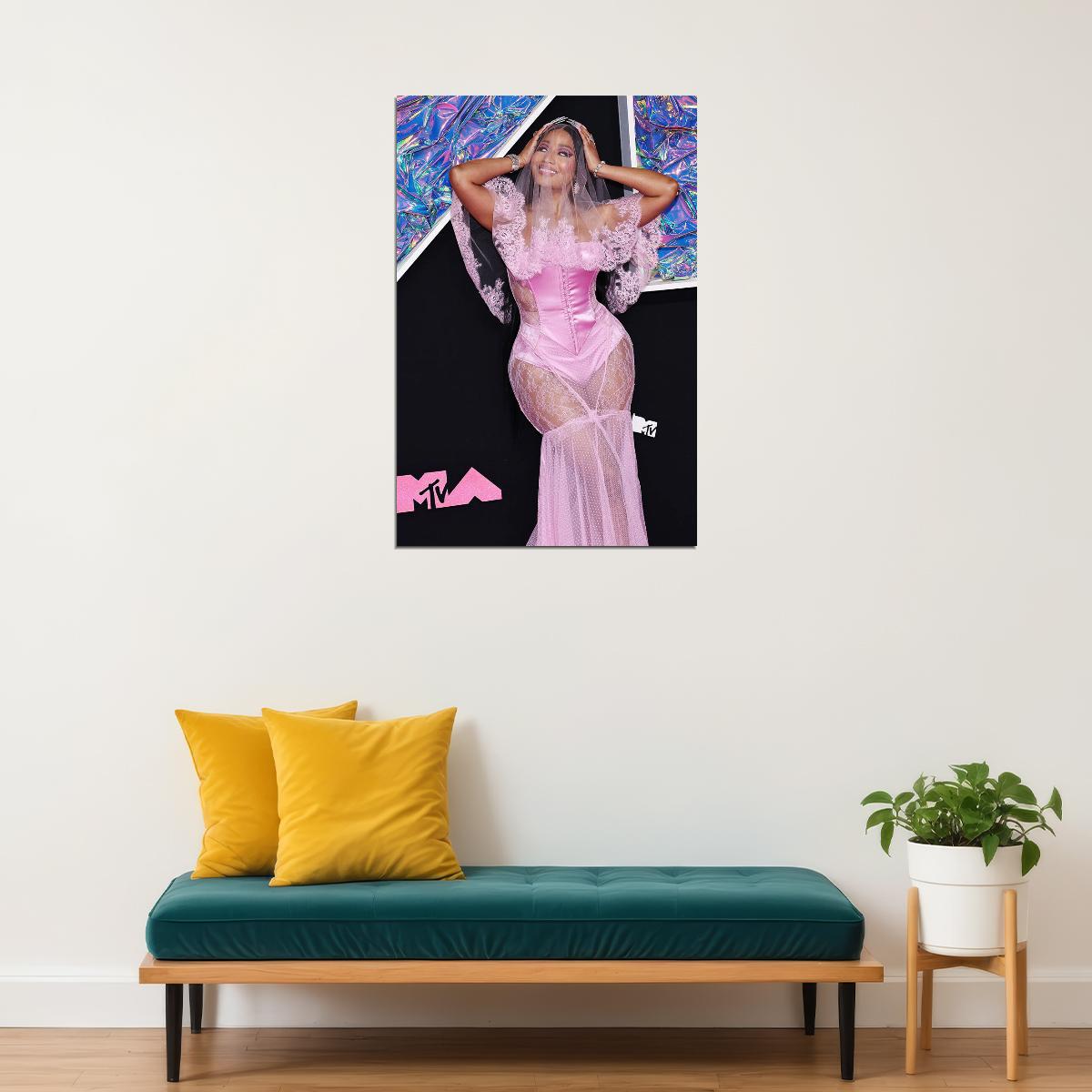 Nicki Minaj Rap Music Star Hip Hop Rapper Artist Poster Wall Art Print Home Wall Decor - xonomax