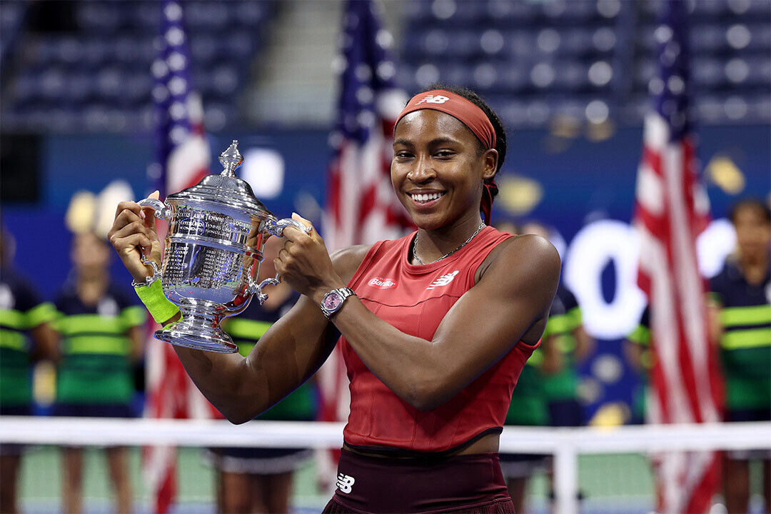 Coco Gauff Us Open Champion American Sports Tennis Player Poster Wall Art Print Home Wall Decor - xonomax