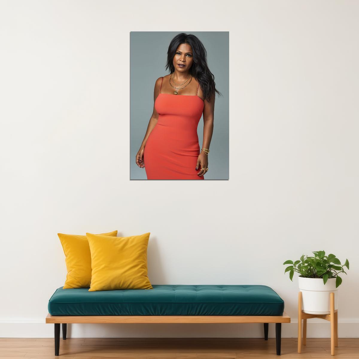 Nia Long American Actor Artist And Actress Poster Wall Art Print Home Wall Decor - xonomax