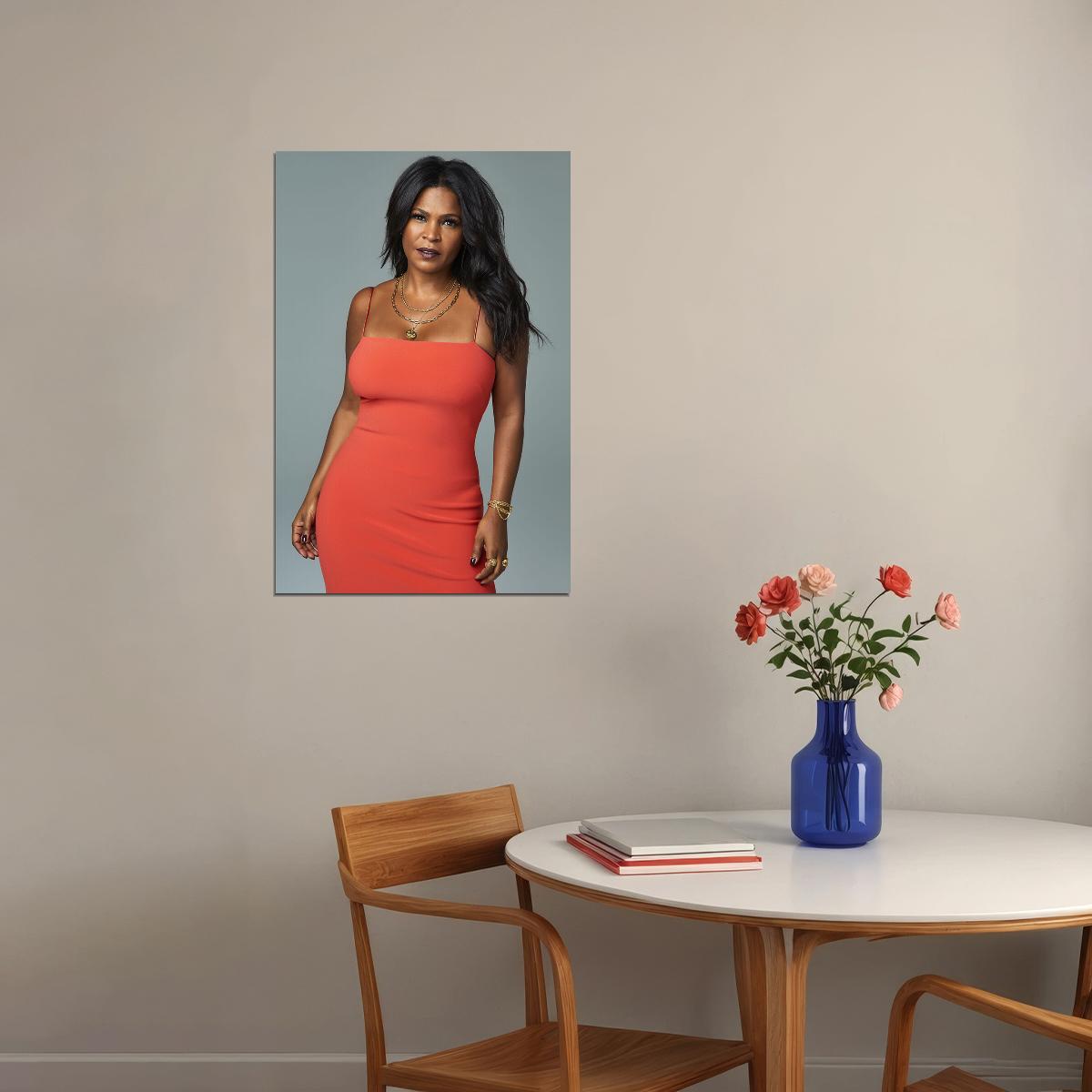 Nia Long American Actor Artist And Actress Poster Wall Art Print Home Wall Decor - xonomax