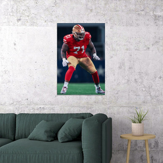 Trent Williams San Francisco American Football Player Poster Wall Art Print Home Wall Decor - xonomax