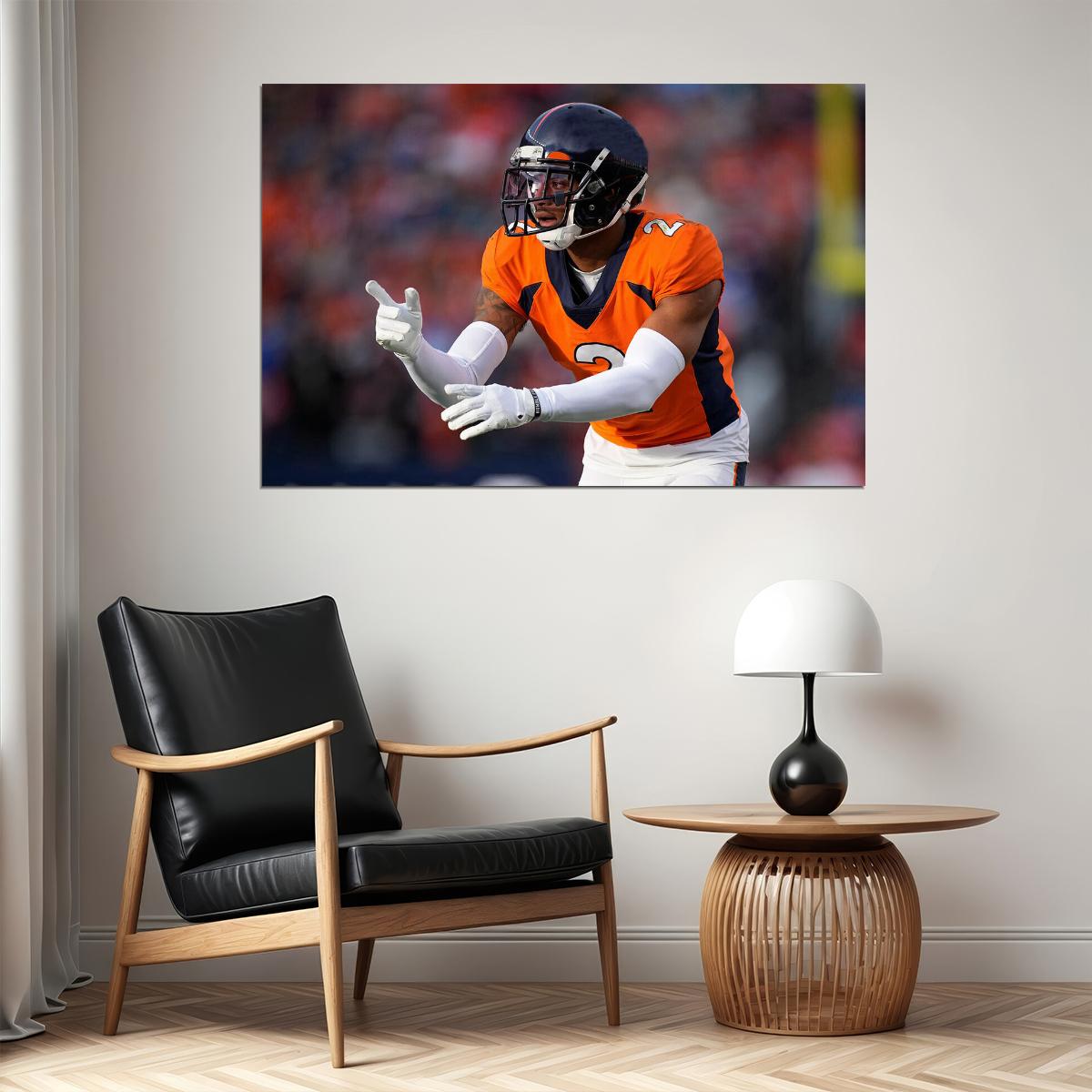 Patrick Surtain Ii Denver Broncos American Football Player Poster Wall Art Print Home Wall Decor - xonomax