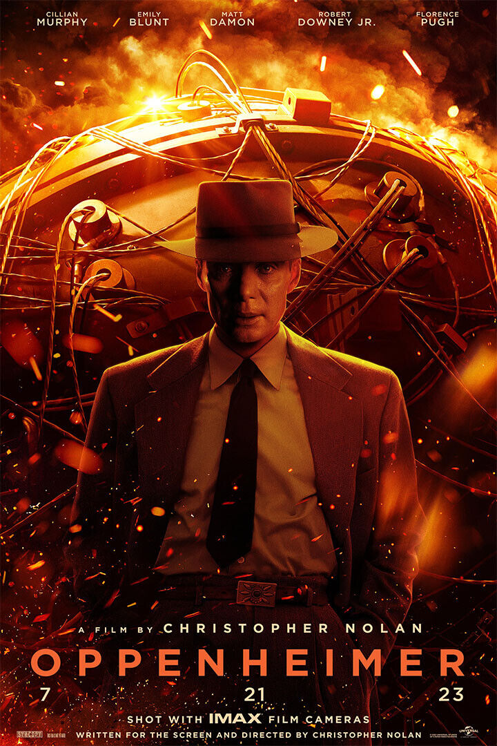 Oppenheimer Movie Biography Drama History Poster Wall Art Print Home Wall Decor - xonomax