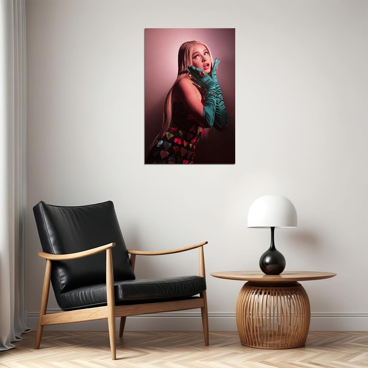 Kim Petras German Model Songwriter And Singer Poster Wall Art Print Home Wall Decor