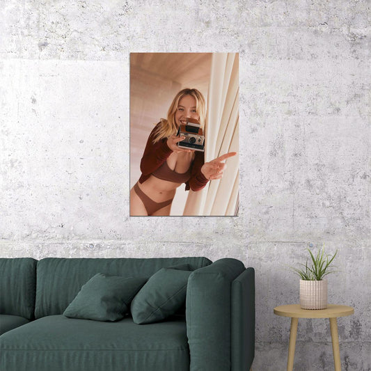 Sydney Sweeney American Artist And Fighter Poster Wall Art Print Home Wall Decor - xonomax