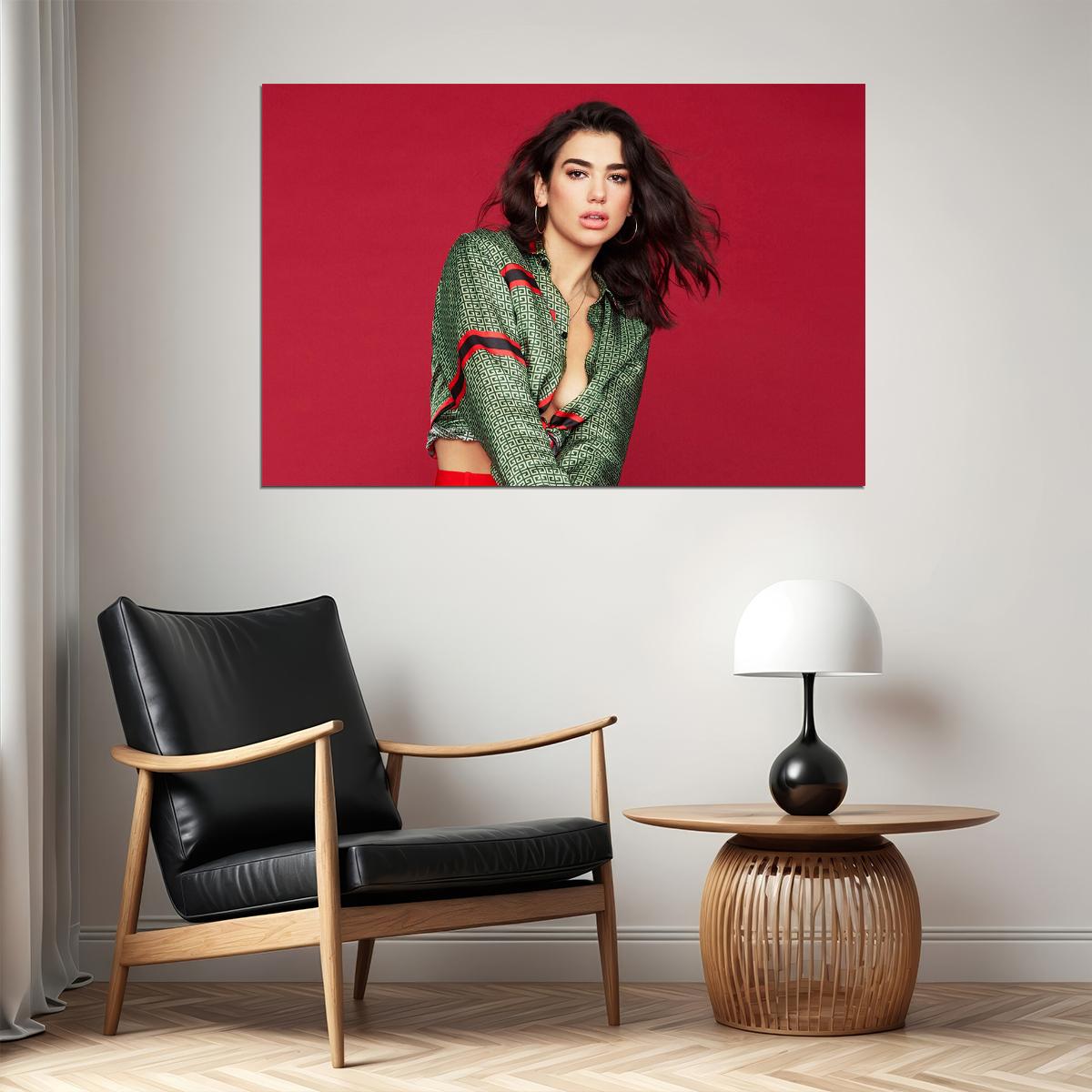Dua Lipa British Albanian Singer Songwriter Poster Wall Art Print Home Wall Decor - xonomax
