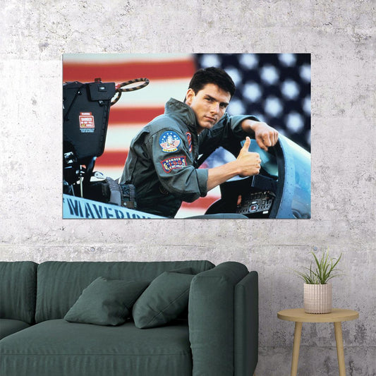 Tom Cruise American Actor Artist And Actress Poster Wall Art Print Home Wall Decor - xonomax