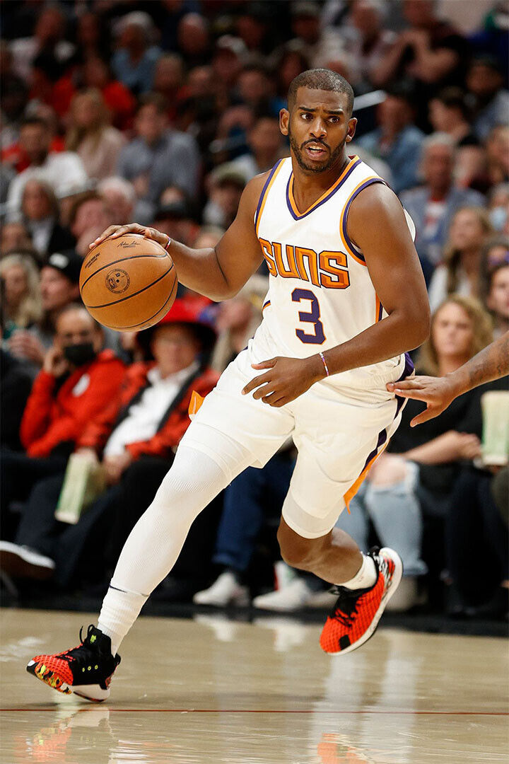 Chris Paul American Athlete Phoenix Suns Basketball Match Poster Wall Art Print Home Wall Decor - xonomax