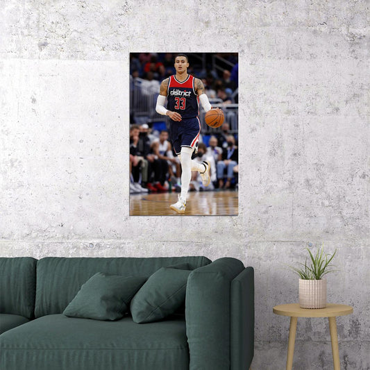 Athlete Kyle Kuzma In Match Washington Wizards Team Poster Wall Art Print Home Wall Decor - xonomax