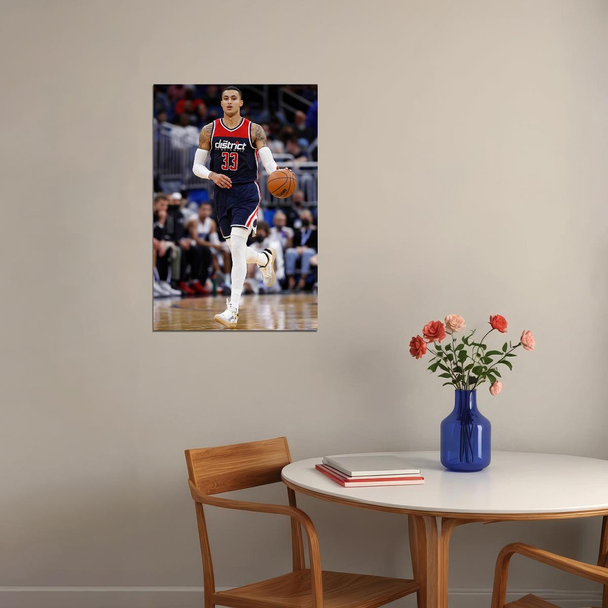 Athlete Kyle Kuzma In Match Washington Wizards Team Poster Wall Art Print Home Wall Decor - xonomax
