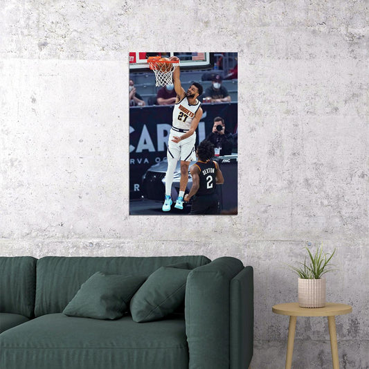 Jamal Murray Basketballer Denver Nuggets Basketball Team Poster Wall Art Print Home Wall Decor - xonomax