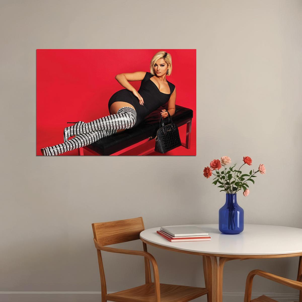 Bebe Rexha American Musician And Songwriter Poster Wall Art Print Home Wall Decor - xonomax