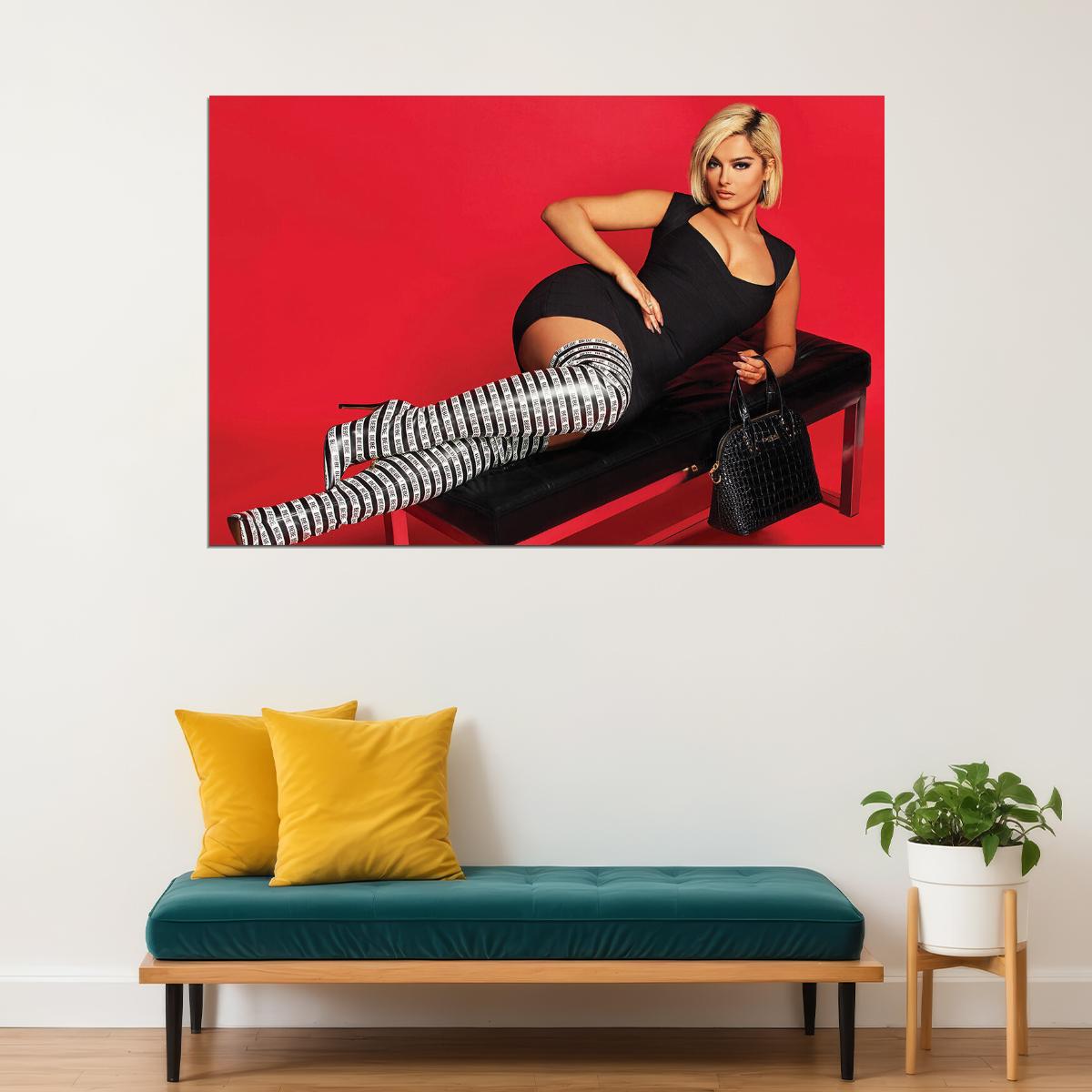 Bebe Rexha American Musician And Songwriter Poster Wall Art Print Home Wall Decor - xonomax