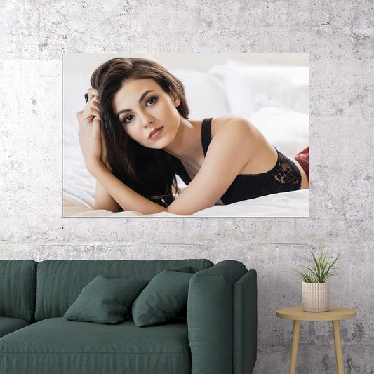 Victoria Justice American Actor Artist And Songwriter Poster Wall Art Print Home Wall Decor - xonomax