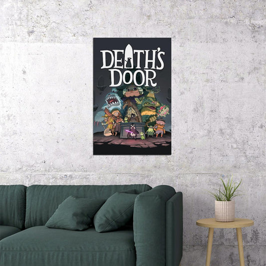 Death's Door Video Games Action Single Player Poster Wall Art Print Home Wall Decor - xonomax