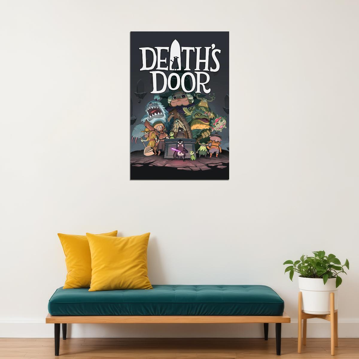 Death's Door Video Games Action Single Player Poster Wall Art Print Home Wall Decor