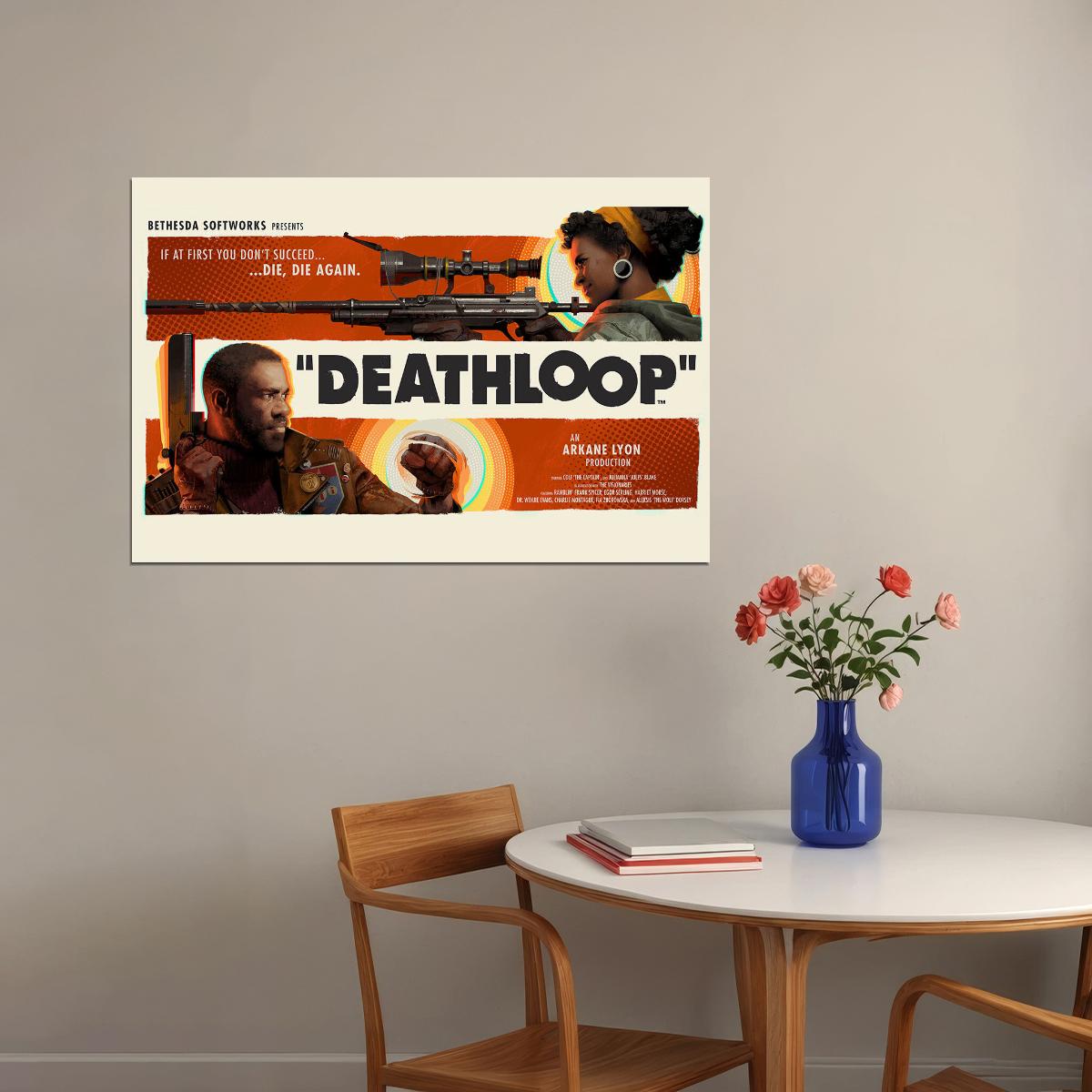 Deathloop Video Games Action Multiplayer Poster Wall Art Print Home Wall Decor