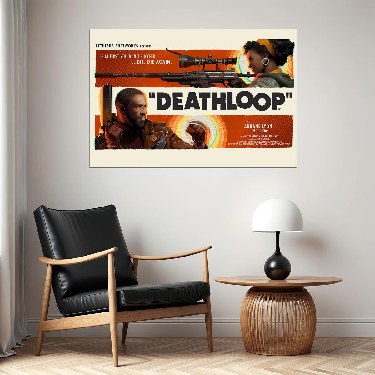 Deathloop Video Games Action Multiplayer Poster Wall Art Print Home Wall Decor