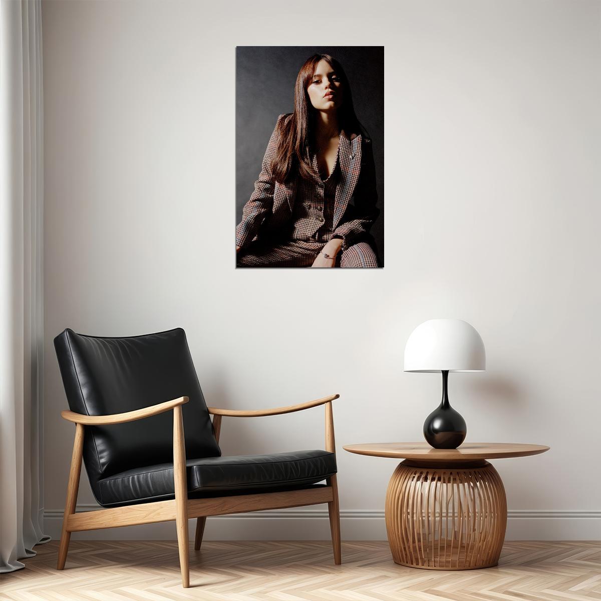Jenna Ortega Famous American Cinema Actor Beauty Poster Wall Art Print Home Wall Decor