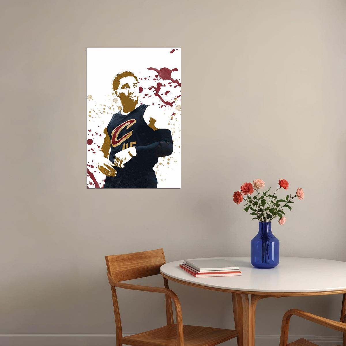 Donovan Mitchell Cleveland Cavaliers Basketball Match Poster Wall Art Print Home Wall Decor - xonomax