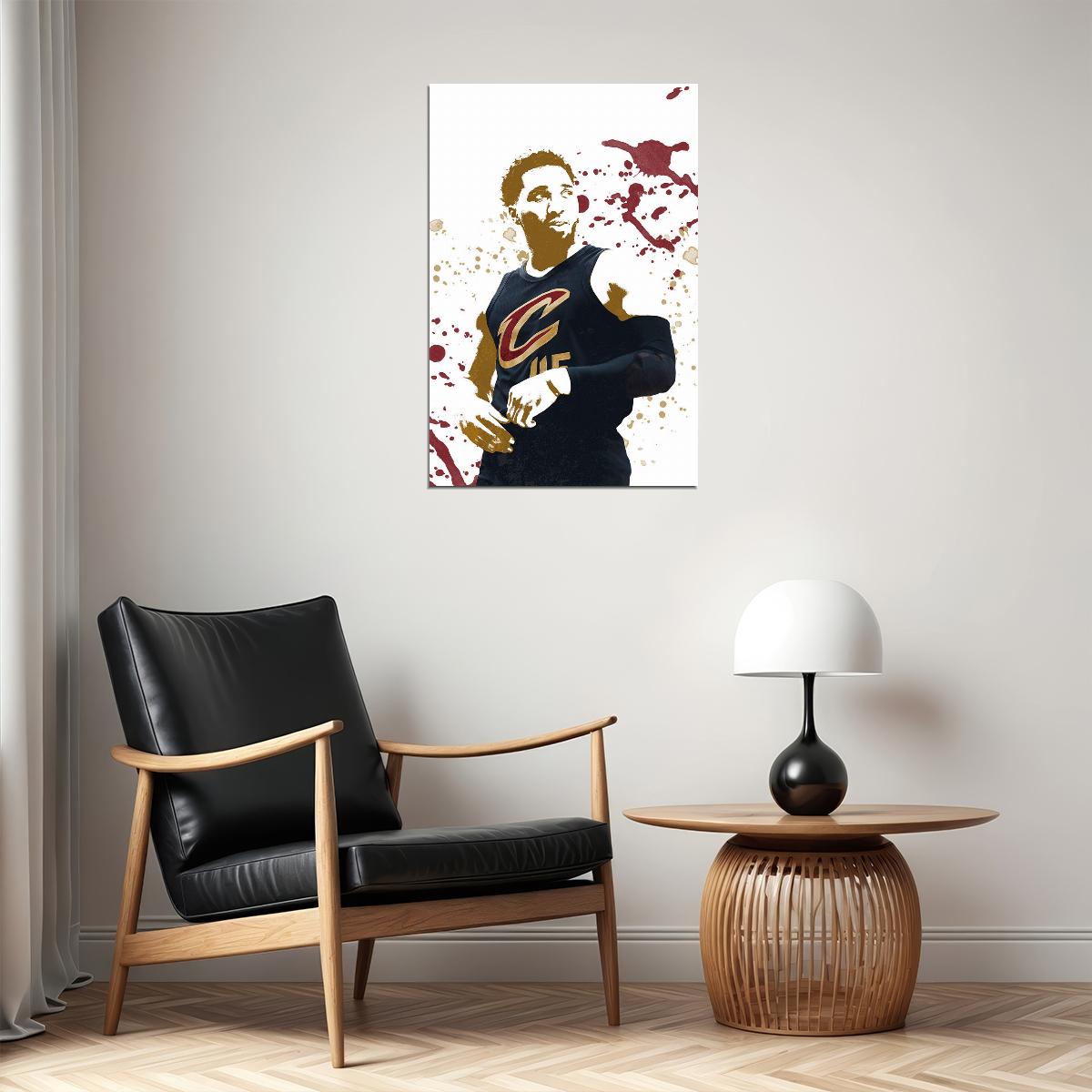 Donovan Mitchell Cleveland Cavaliers Basketball Match Poster Wall Art Print Home Wall Decor - xonomax