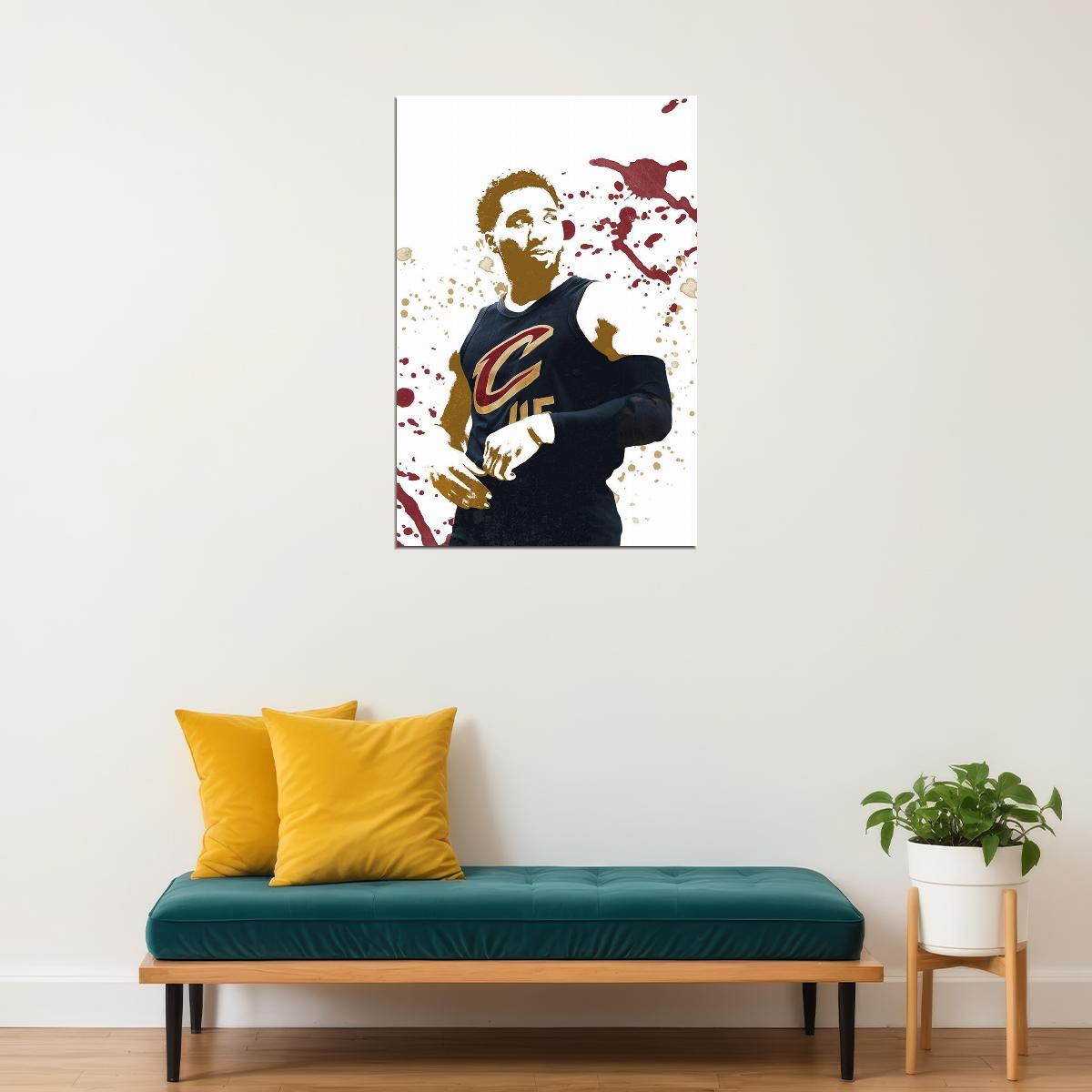 Donovan Mitchell Cleveland Cavaliers Basketball Match Poster Wall Art Print Home Wall Decor - xonomax