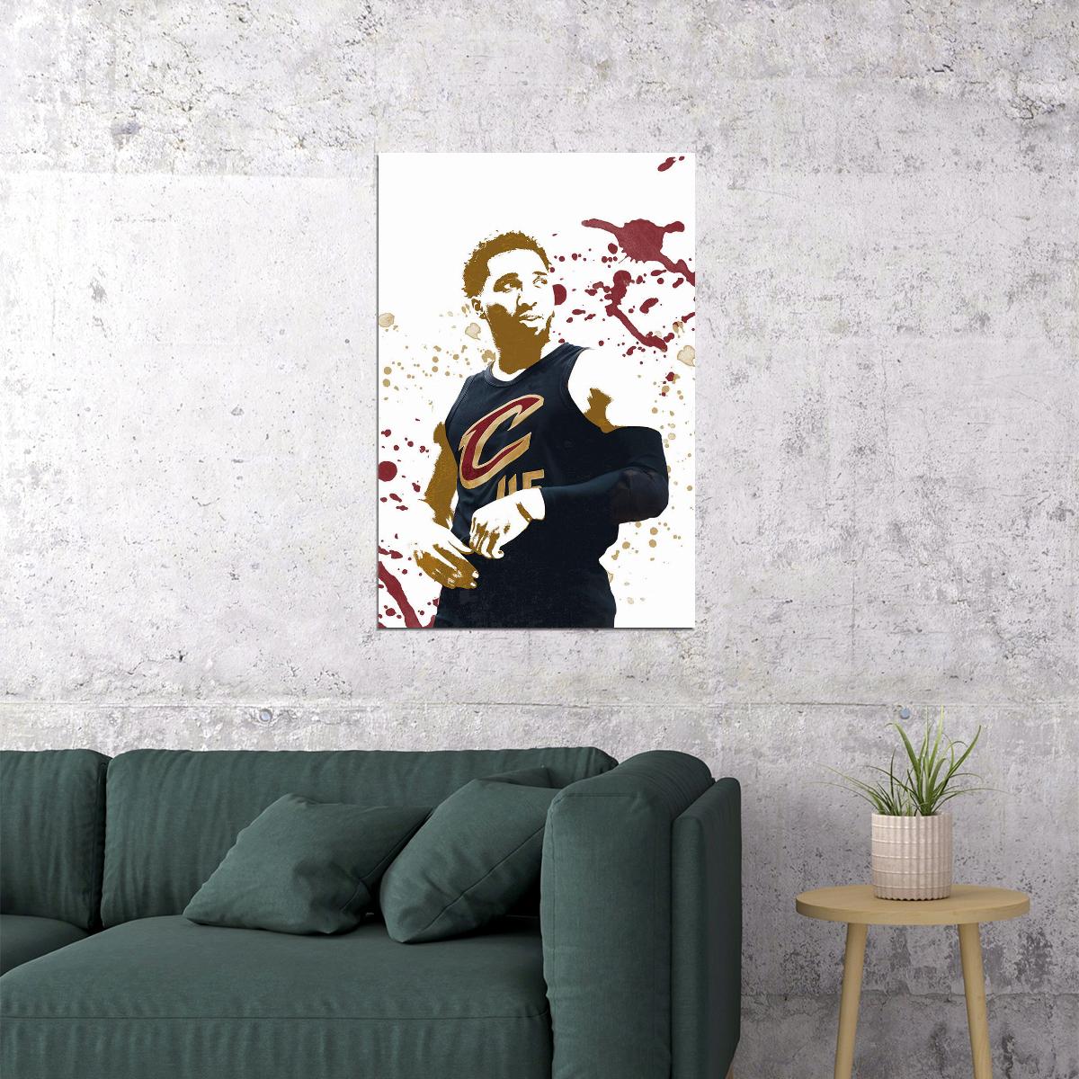 Donovan Mitchell Cleveland Cavaliers Basketball Match Poster Wall Art Print Home Wall Decor - xonomax