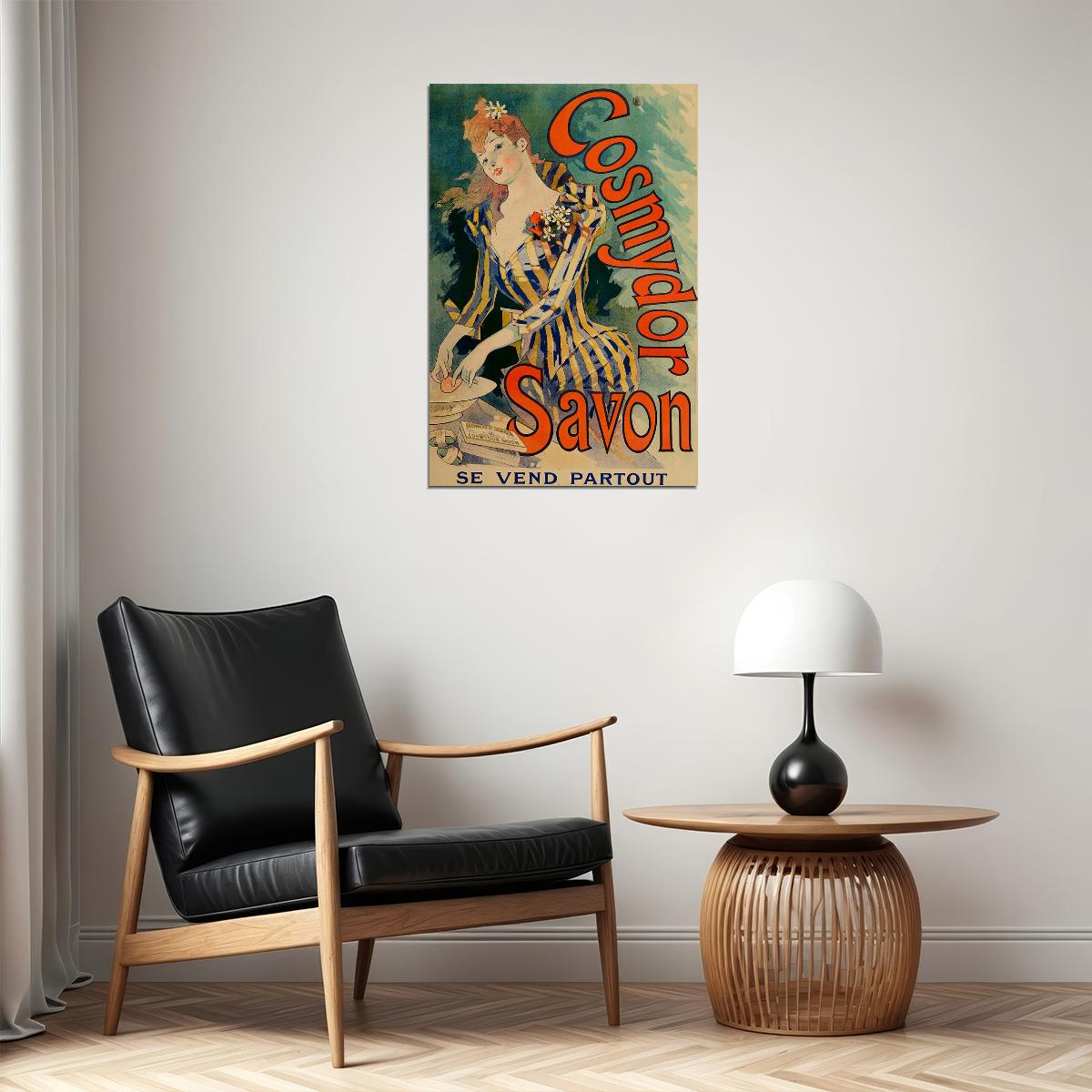 Cosmydor Savon Old Advertising French Poster Wall Art Print Home Wall Decor