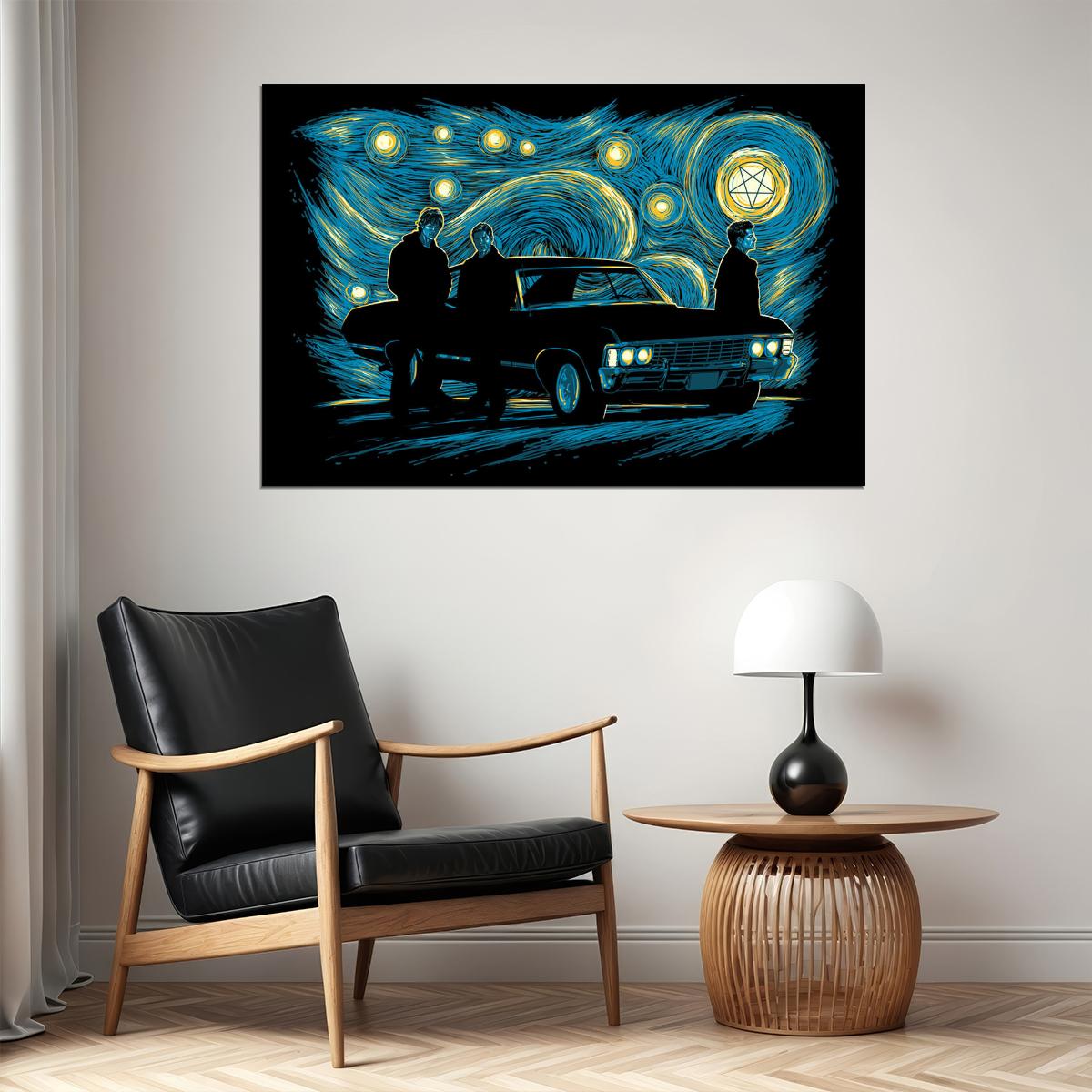 Supernatural Movie Characters Design Portrait Poster Wall Art Print Home Wall Decor - xonomax