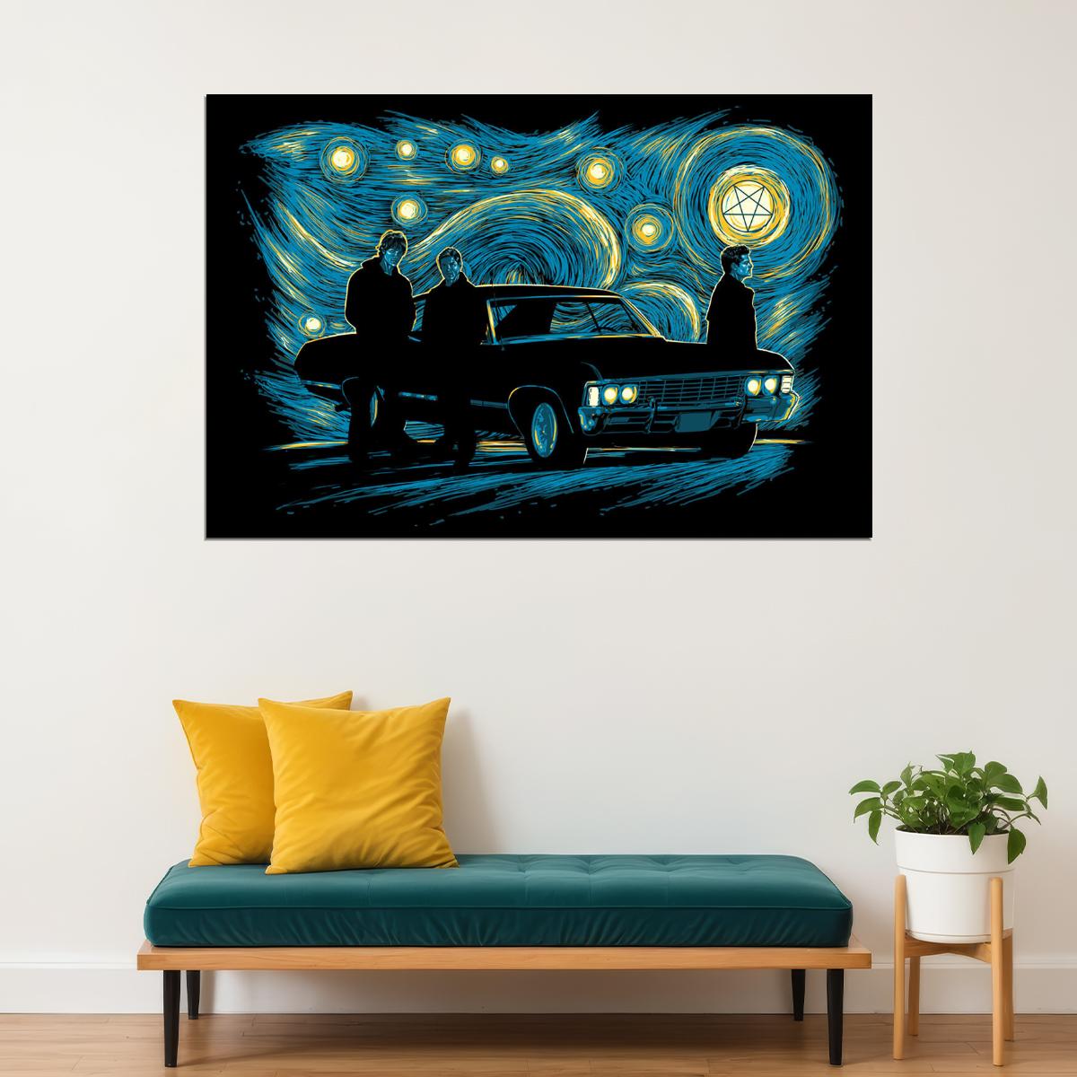 Supernatural Movie Characters Design Portrait Poster Wall Art Print Home Wall Decor - xonomax