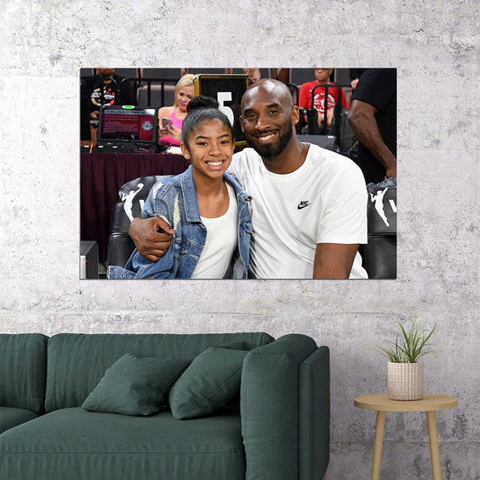 Kobe Bryant Daughter Gigi Picture Poster Wall Art Print Home Wall Decor - xonomax