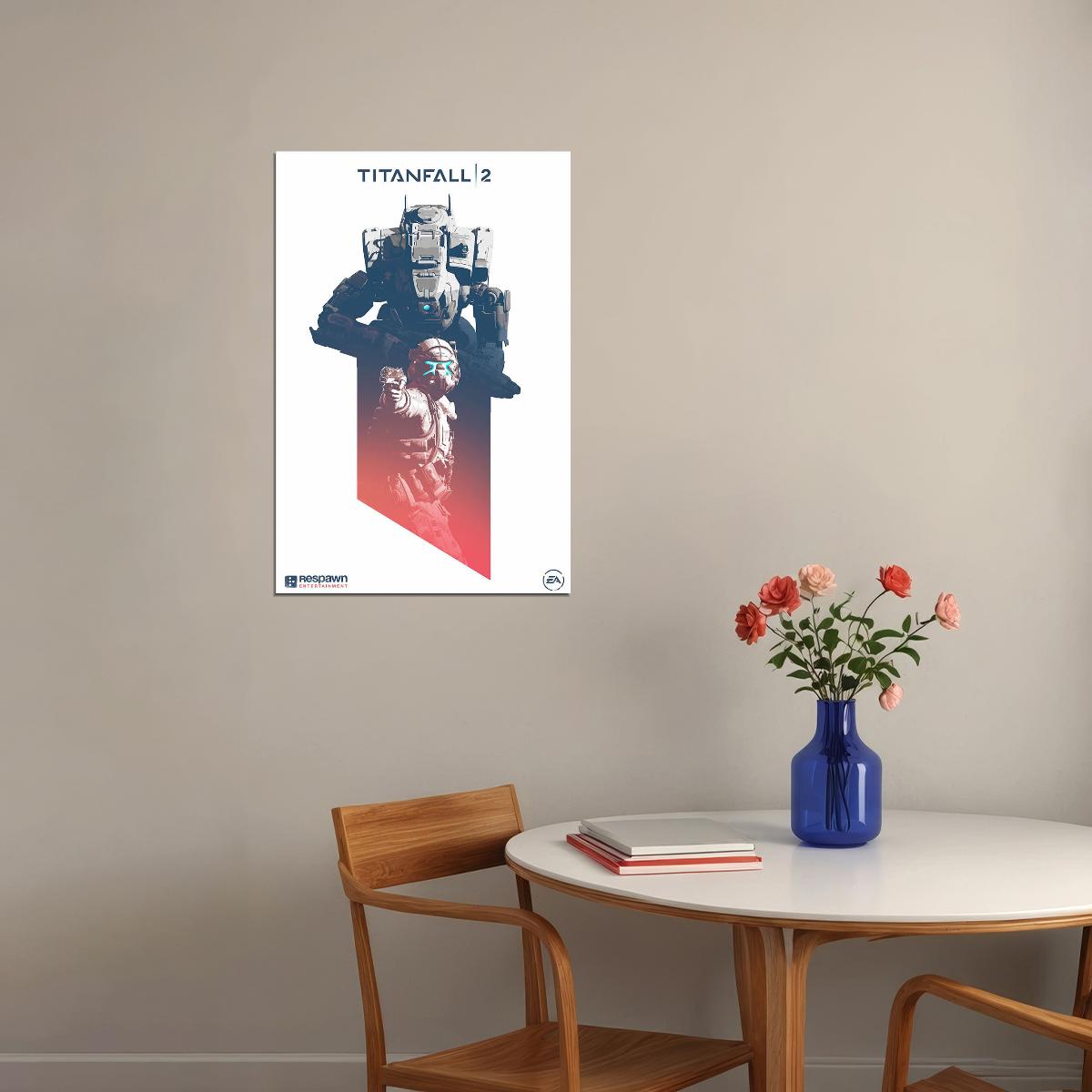 Titanfall 2 Game Video Game Marksmanship Poster Wall Art Print Home Wall Decor - xonomax