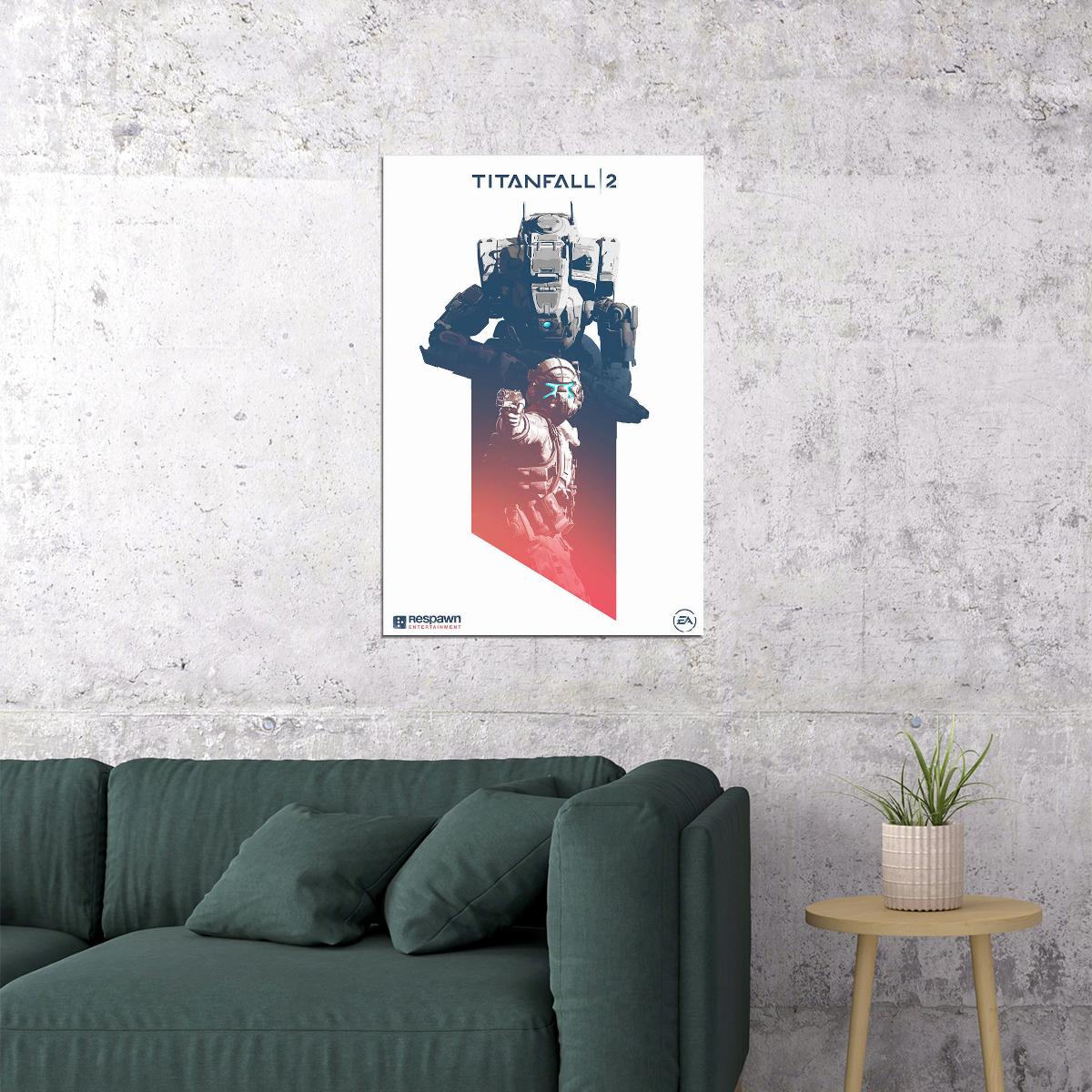 Titanfall 2 Game Video Game Marksmanship Poster Wall Art Print Home Wall Decor