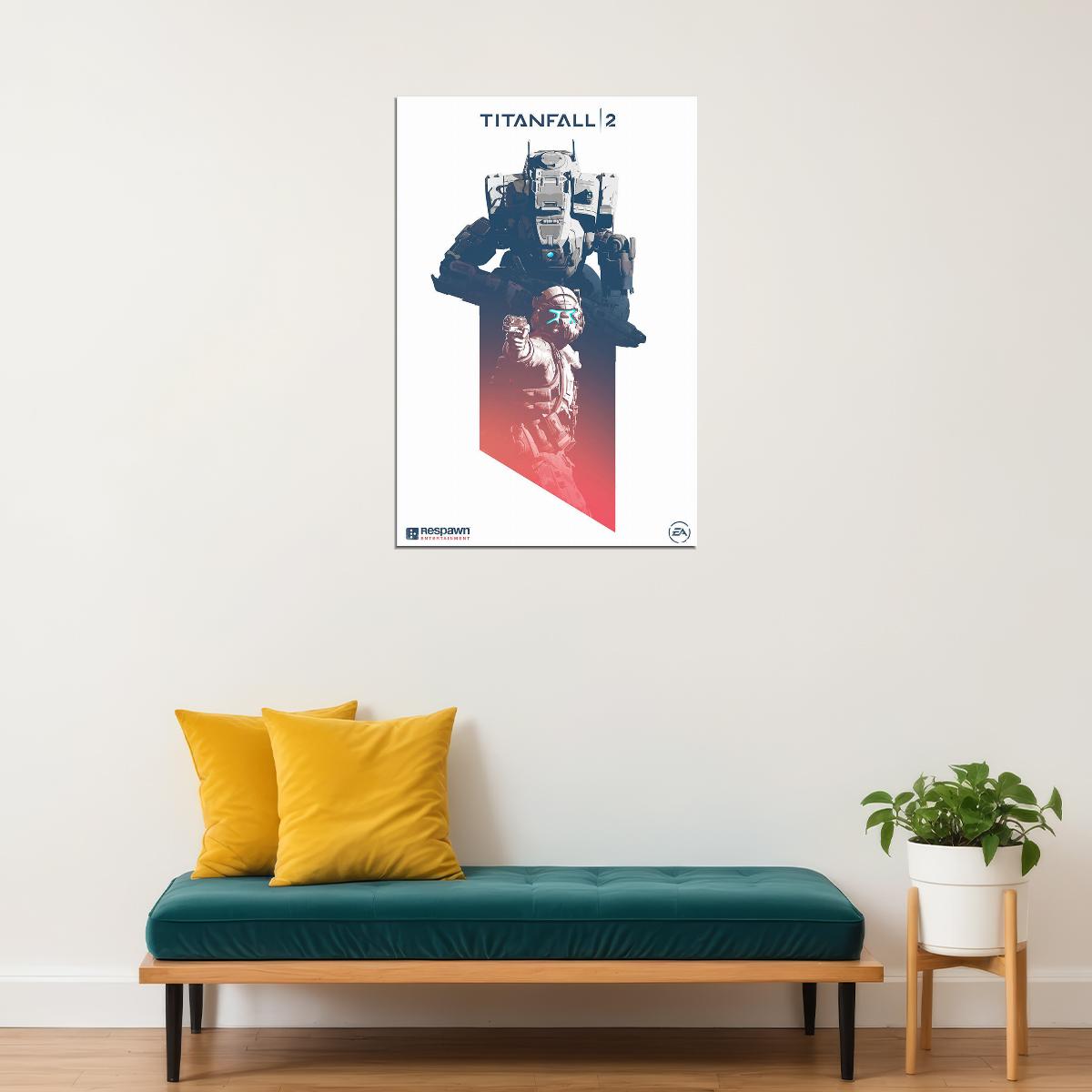 Titanfall 2 Game Video Game Marksmanship Poster Wall Art Print Home Wall Decor