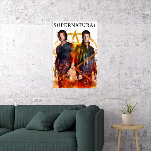 Supernatural Mugshot Dean And Sam Winchester Poster Wall Art Print Home Wall Decor - xonomax