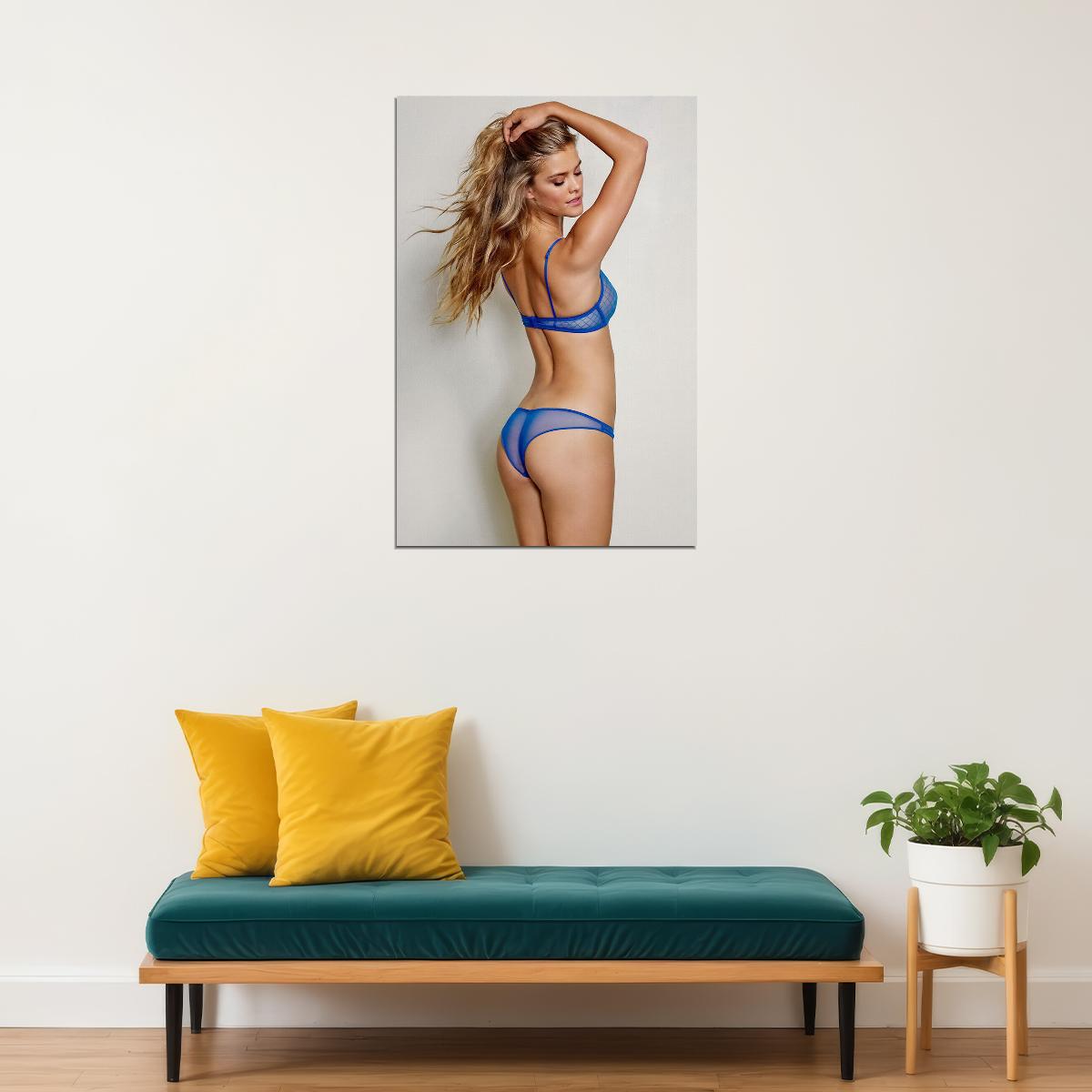 Nina Agdal Celebrity Beauty Model Cinema Actor Poster Wall Art Print Home Wall Decor