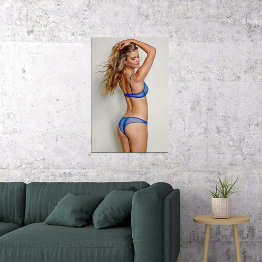 Nina Agdal Celebrity Beauty Model Cinema Actor Poster Wall Art Print Home Wall Decor - xonomax