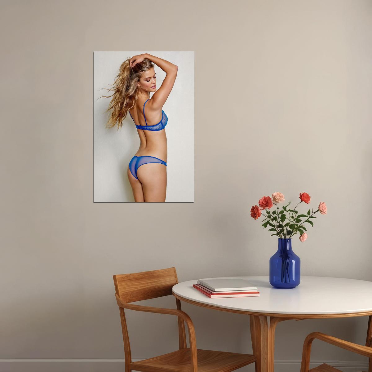 Nina Agdal Celebrity Beauty Model Cinema Actor Poster Wall Art Print Home Wall Decor