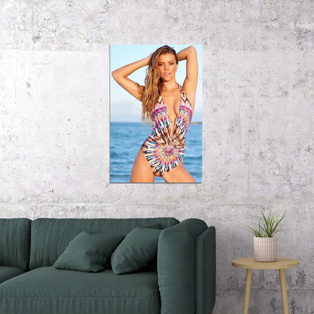 Nina Agdal Celebrity Model Movie Actress Poster Wall Art Print Home Wall Decor - xonomax