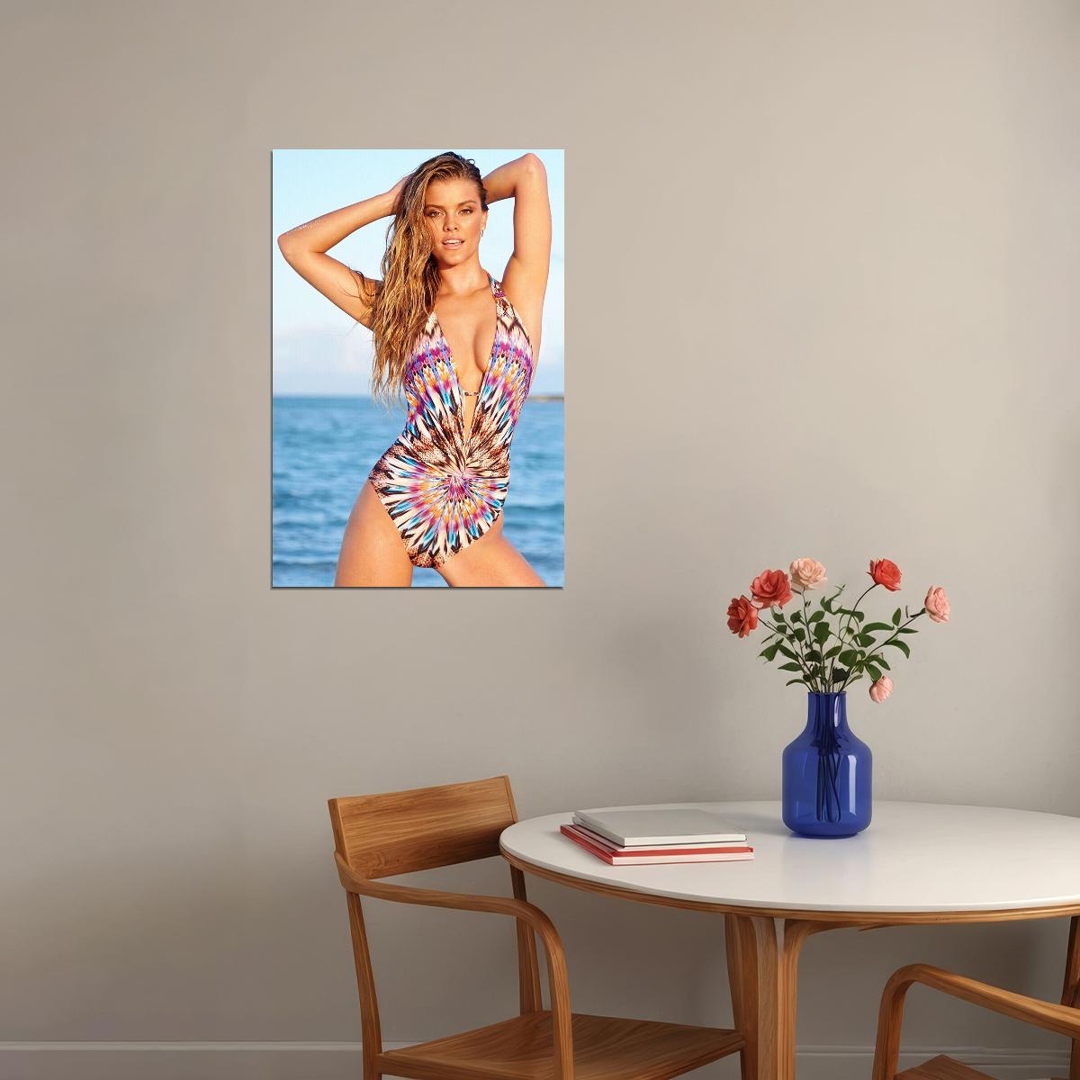 Nina Agdal Celebrity Model Movie Actress Poster Wall Art Print Home Wall Decor - xonomax