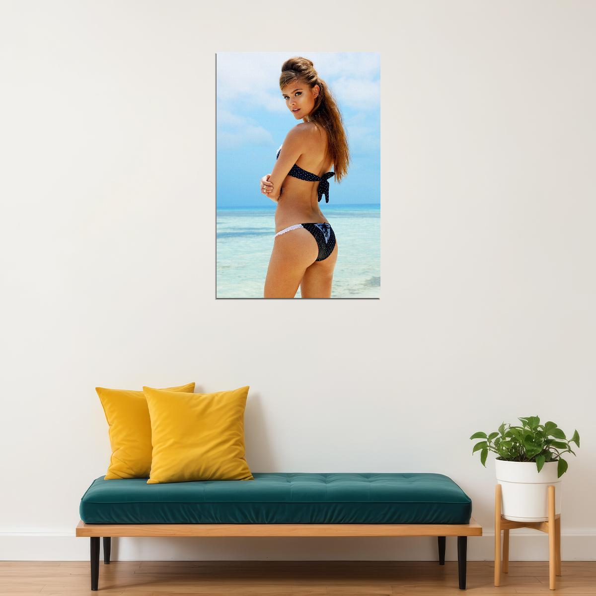 Nina Agdal Celebrity Model Cinema Actor Poster Wall Art Print Home Wall Decor - xonomax