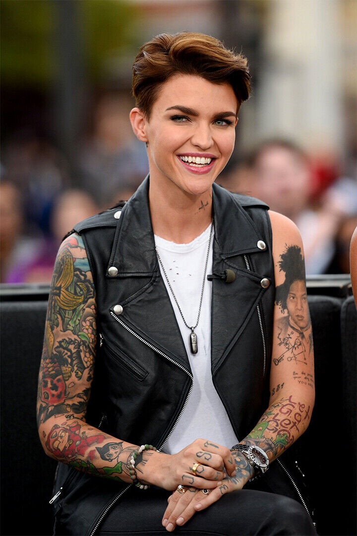 Ruby Rose Celebrity Cinema Actor Beauty Model Poster Wall Art Print Home Wall Decor
