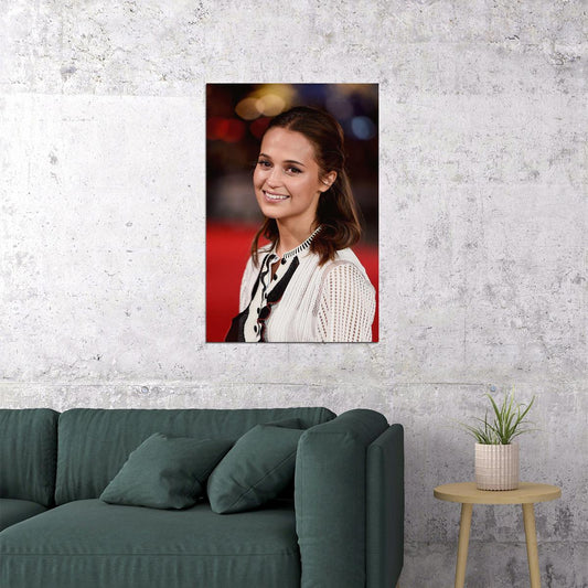 Alicia Vikander Celebrity Cinema Actress Dancer Poster Wall Art Print Home Wall Decor - xonomax