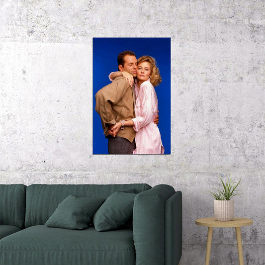 Bruce Willis Moonlighting 80s 90s Tv Series Poster Wall Art Print Home Wall Decor - xonomax