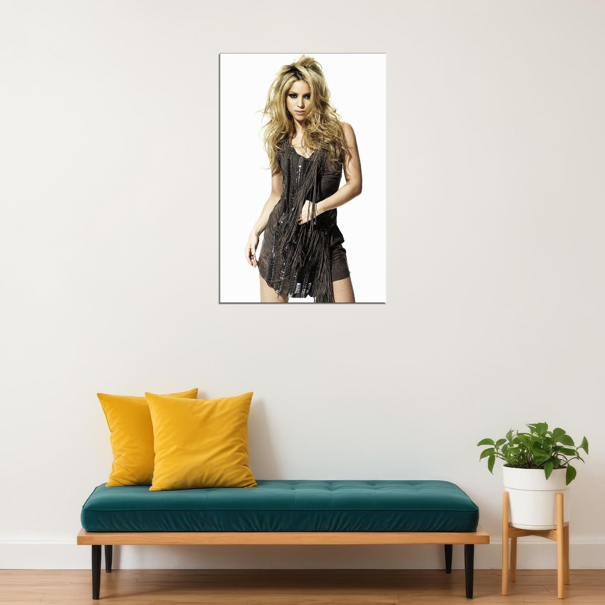 Shakira Celebrity Female Musician Record Producer Poster Wall Art Print Home Wall Decor - xonomax