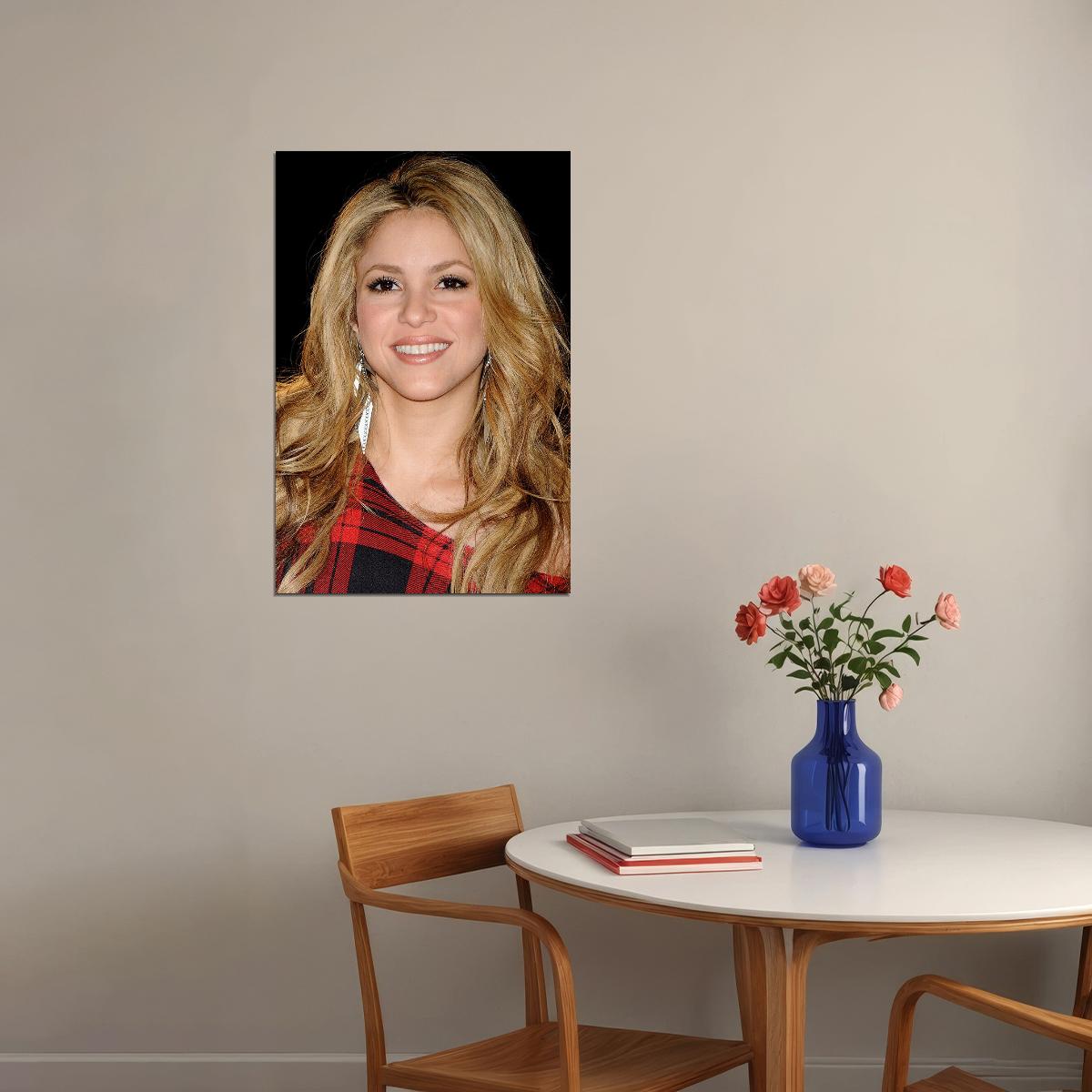 Shakira Celebrity Singer Record Producer Dancer Poster Wall Art Print Home Wall Decor - xonomax