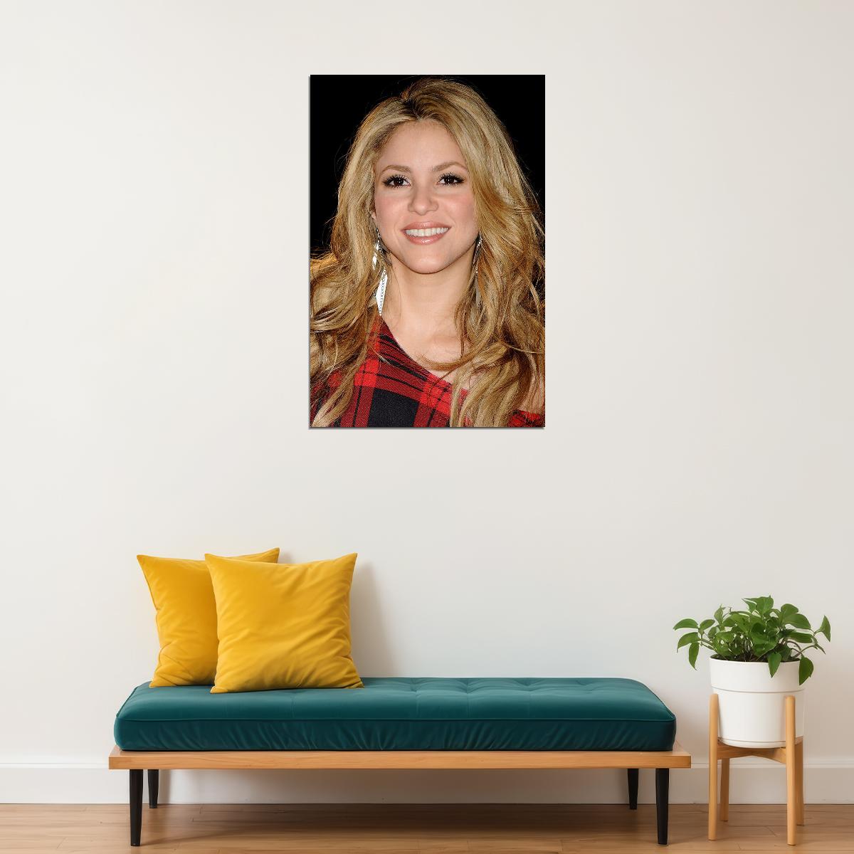 Shakira Celebrity Singer Record Producer Dancer Poster Wall Art Print Home Wall Decor - xonomax