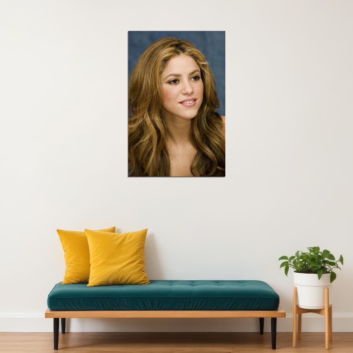 Shakira Celebrity Musician Record Producer Poster Wall Art Print Home Wall Decor - xonomax